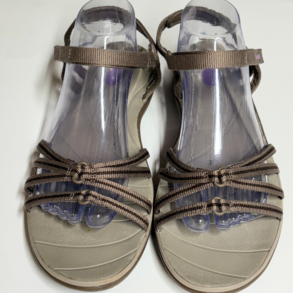 Teva Taupe Brown Strappy Women's Sandals